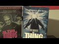 Physical Media Format THE THING 1951 1982 VHS Review
