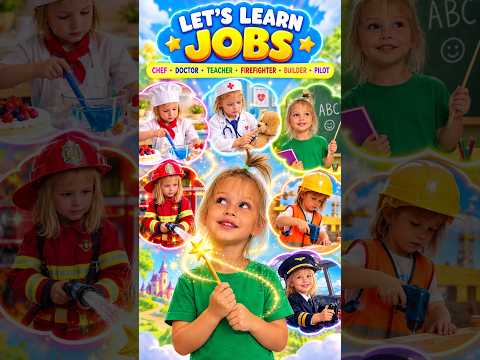 Let’s Learn Jobs! 👩‍🏫✈️👩‍⚕️ #learning