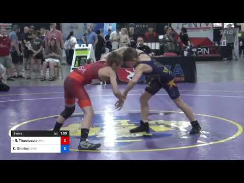 41 Kg Semis - Rocky Thompson, Open Mats Wrestling Club Vs Chance Shirley, COBRA ALL-STARS - Cobra