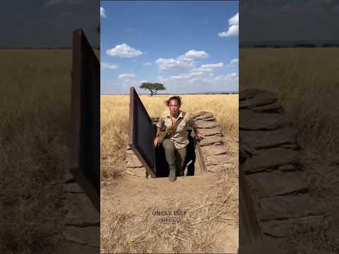 She stepped outside for ONE second… and the hyenas were already waiting 😳