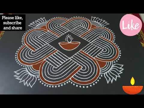  festival padi kolam design by passion of indian homemaker