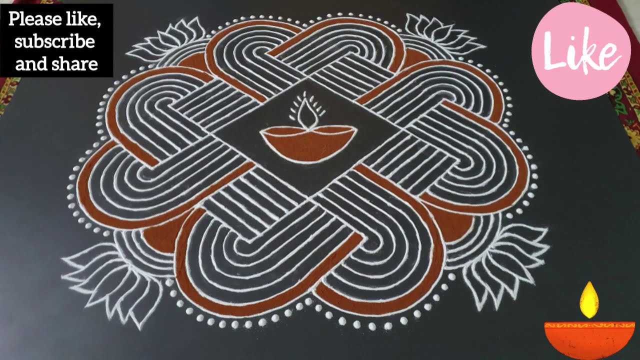  festival padi kolam design by passion of indian homemaker