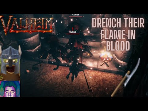 Valheim - Iron Atgeir + Fenris Set DESTROYS THREE CULTIST ROOM!!!