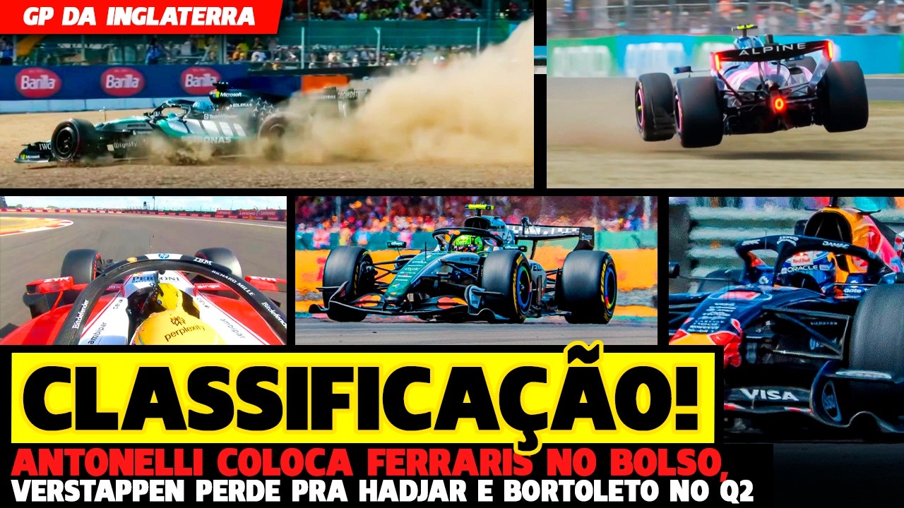 🚨CLASSIFICAÇÃO: ANTONELLI COLOCA FERRARIS NO BOLSO, VERSTAPPEN PERDE PARA HADJAR | FÓRMULA 1