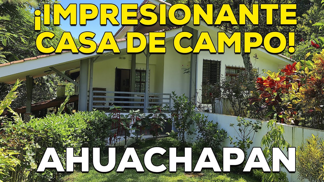 IMPRESIONANTE CASA DE Montaña en VENTA en AHUACHAPAN en El SALVADOR, cerca de ATACO