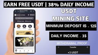 Usdt Earning Site | Earn Free Usdt | Best Usdt Investment site | New Usdt Mining | Usdt Earning