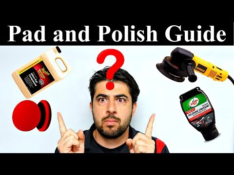 Which Polishing Pads, Compounds and Waxes You Want to Use