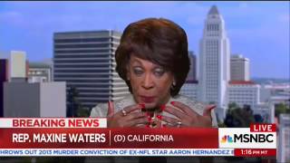 MSNBC Anchor DESTROYS Idiot Maxine Waters by Using HER Own Words Against Her