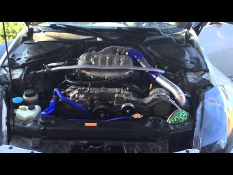 350z HKS supercharger first start