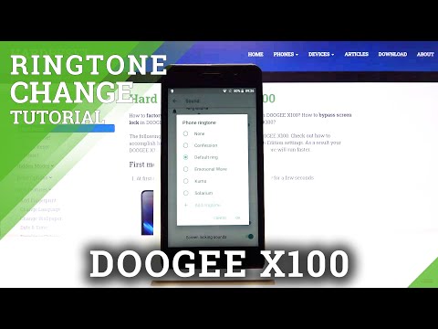 How to Set Ringtone in DOOGEE X100 – Change Ringtone