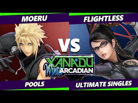 Xanadu Winter Arcadian - Moeru (Cloud) Vs. Flightless (Bayonetta) Smash Ultimate - SSBU