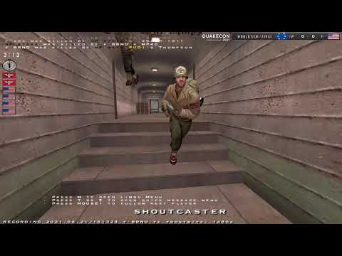 RTCW: Flagrant vs. no Pressure - QuakeCon 2021 Semi-Finals - Adlad Shoutcast