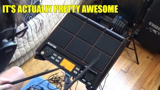 Video thumbnail for Electronic Drum HXW Avatar PD705 Percussion Pad Review, Demo, Loading Samples, Updating Firmware by Demonic Sweaters