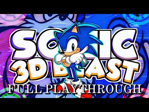 Sonic 3D Blast DX ✪ Full Playthrough [All Chaos Emeralds & Special Stage Locations]