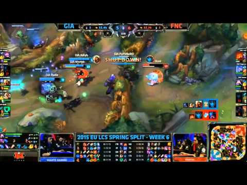Giants Gaming vs Fnatic - HIGHLIGHTS - EU LCS Spring 2015 - W6D1 - Season 2015 - League of Legends