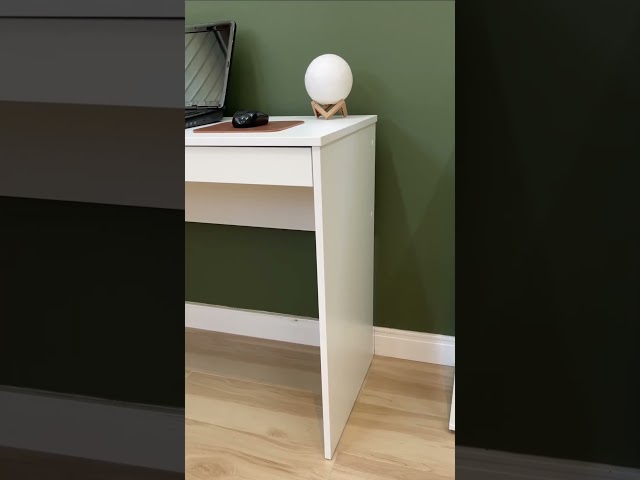 Mesa Escrivaninha Office 2 Gavetas Branco - Pnr Móveis