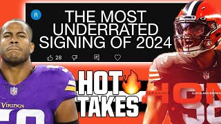 JORDAN HICKS IS THE MOST UNDERRATED BROWNS SIGNING OF 2024 - REACTING TO YOUR HOT TAKES