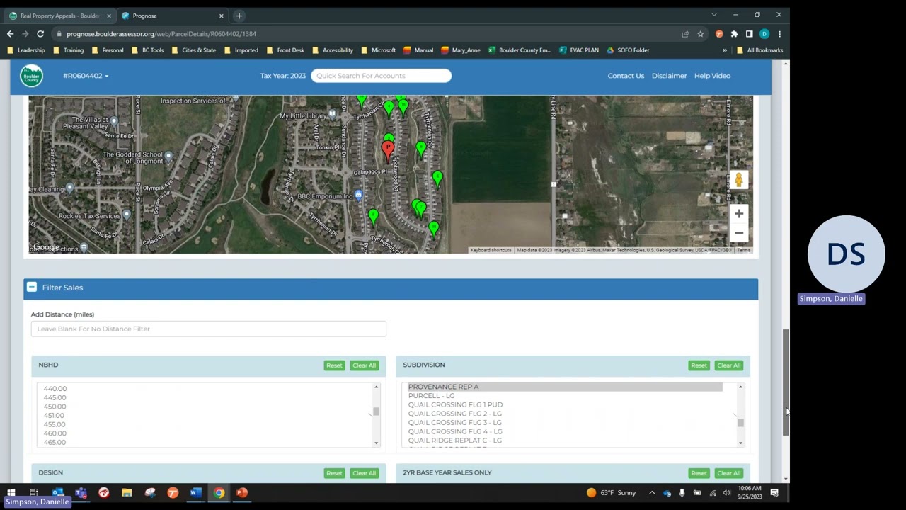 Boulder County Residential Comparable Sales Look Up Tool Video