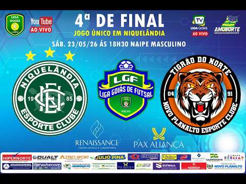 LIGA GOIÁS  2026 - NIQUELÂNDIA EC X NOVO PLANALTO EC - MASC