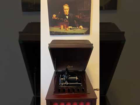 Edison blue amberol cylinder 2104 - "Stars and Stripes Forever March" by Sousa’s Band