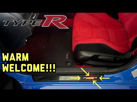 Civic Type R FL5 - Illuminated Door Sill Plates OEM Honda Accessory - DIY Installation Guide