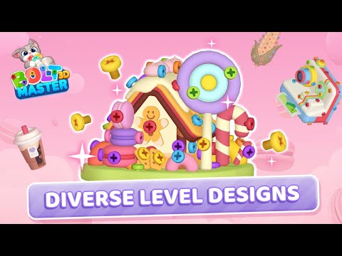 3D Bolt Master Gameplay | Solve Nut Jam Puzzle - YouTube