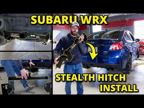 Make Your 2015-2021 Wrx Sti More Stealthy With This Easy To Install Trailer Hitch Receiver!
