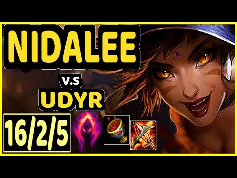 ANDA (NIDALEE) vs UDYR - 16/2/5 KDA JUNGLE CHALLENGER GAMEPLAY - NA