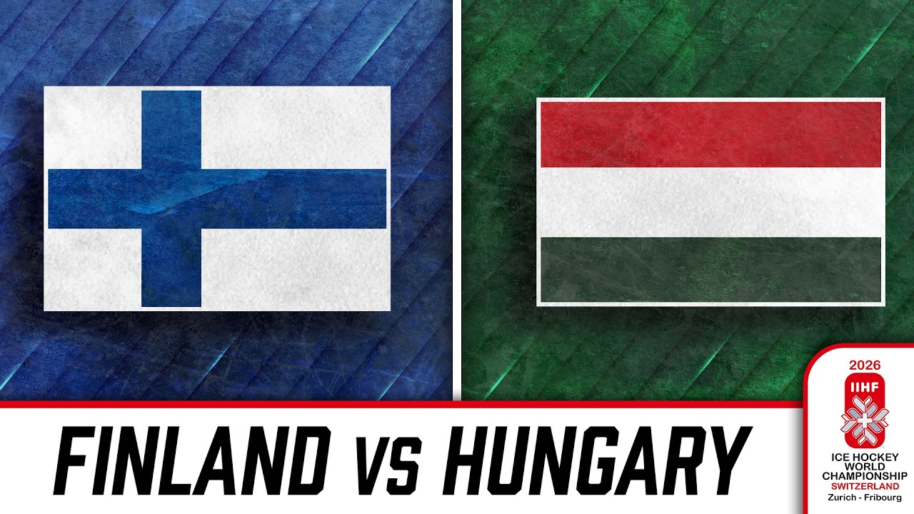 Watch Finland vs Hungary at the 2026 IIHF World Championship 🇫🇮🇭🇺🏒