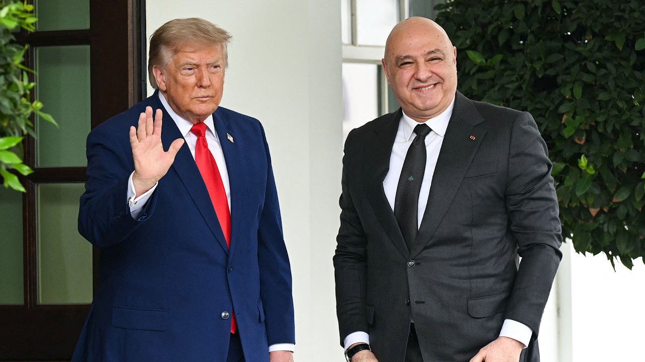 Video: Trump discusses Iran nuclear strikes, border enforcement with Lebanese president