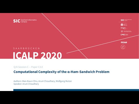 C3.E – Computational Complexity of the α-Ham-Sandwich Problem