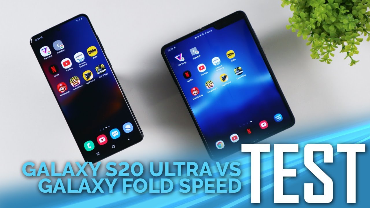 Samsung Galaxy S20 Ultra vs Samsung Galaxy Fold - Speed Test!