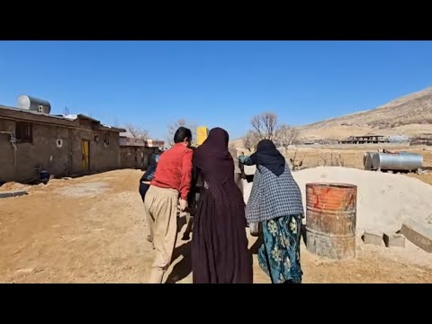 A happy and meaningful day with the Baru family | Construction, hot tea, and pure family moments