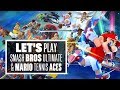 Let's Play Super Smash Bros Ultimate and Mario Tennis Aces - Nintendo Switch Gameplay