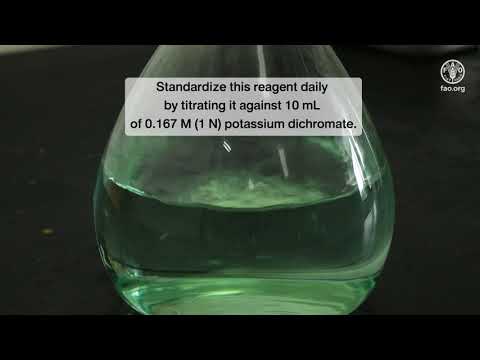 GLOSOLAN – Standard operating procedure for soil organic carbon, Walkley and Black titration method