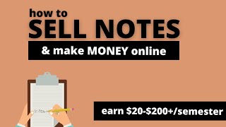 How to Sell Notes Online and Make Money