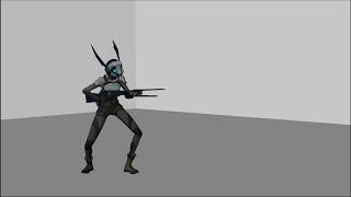 Jump and Shoot WIP: rough key poses