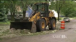 Hail hits Coon Rapids hard during Sunday storms