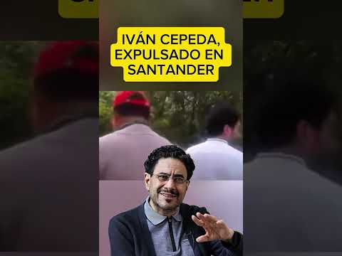 Expulsaron al petrista Cepeda en Santander #colombia #politica #uribe #noticias #elecciones