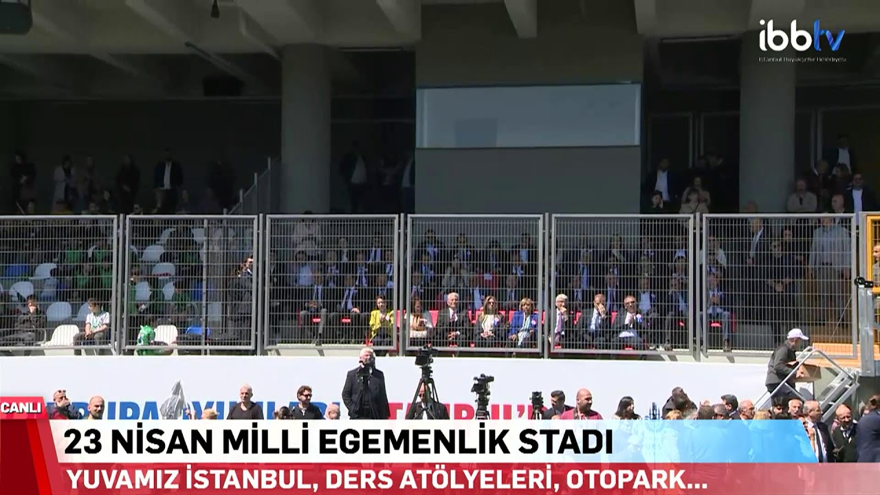 23 NİSAN MİLLİ EGEMENLİK STADI AÇILIYOR