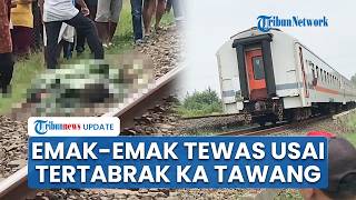 Kronologi Kecelakaan Maut di Perlintasan Kereta Api Batang, Emak-emak Tewas Tertabrak KA Tawang Jaya