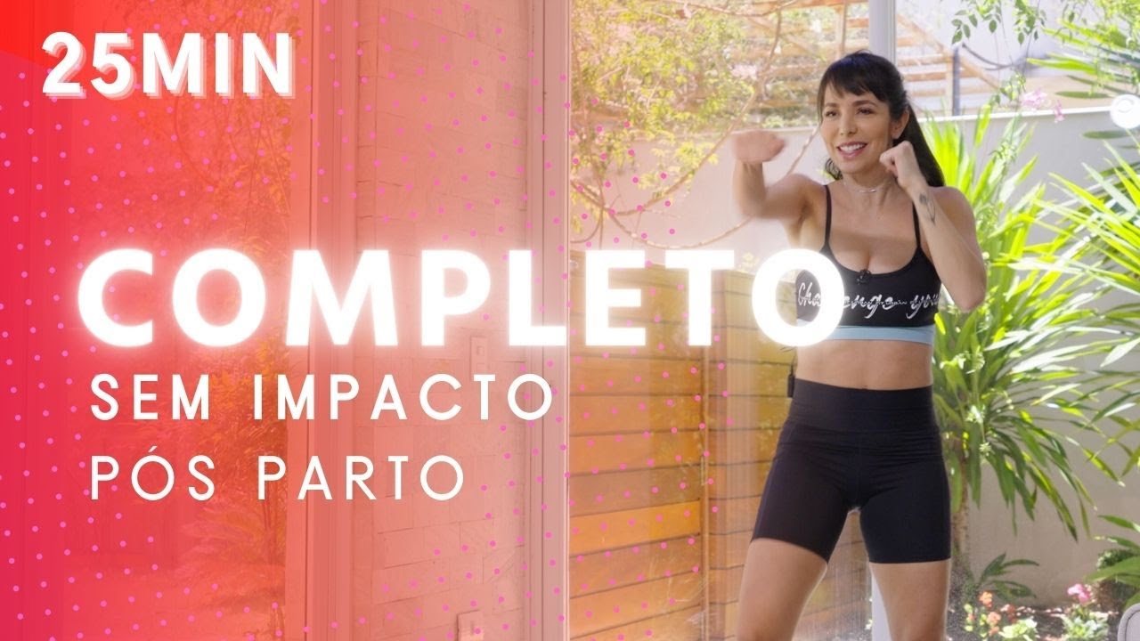 Treino COMPLETO de 25min SEM IMPACTO para EMAGRECER - Carol Borba