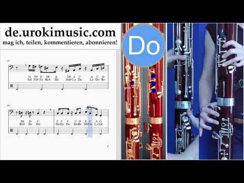 Fagott Lernen Super Mario Bros - Theme Tabulatur um-a995