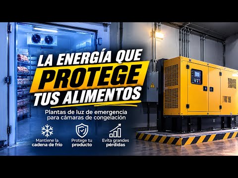 Planta de luz en la industria de alimentos: protege tu cadena de frio