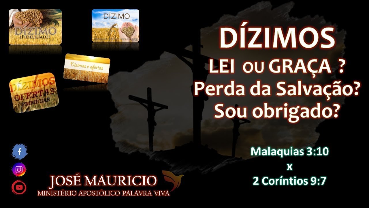 Dízimos: Lei ou Graça? Devo entregar ou pagar?