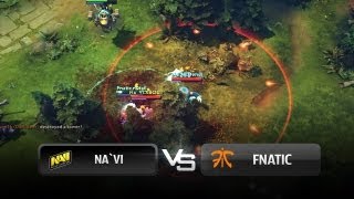 Na`Vi teamfight vs Fnatic @ Quarterfinals - RaidCall EMS One