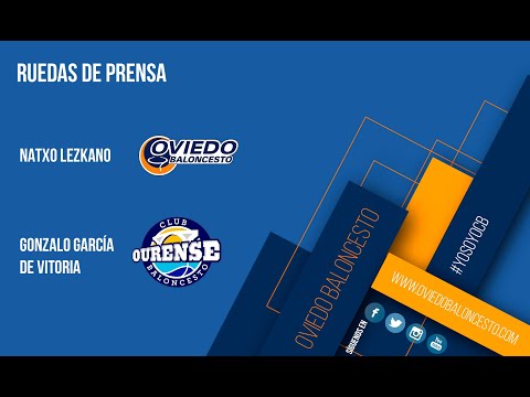 Rueda De Prensa Gonzalo Gª de Vitoria | Liberbank Oviedo Baloncesto - Ibereólica Renovables Ourense