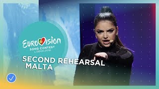 Christabelle - Taboo - Exclusive Rehearsal Clip - Malta - Eurovision 2018