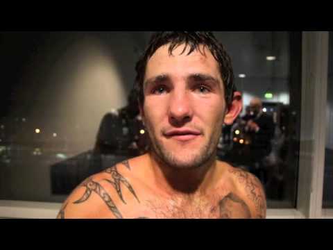 FLOYD MOORE STOPS RYAN TAYLOR IN 4 ROUNDS TO TAKE SOUTHERN AREA BELT - POST FIGHT INTERVIEW