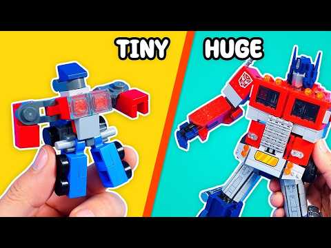 LEGO Transformers: TINY vs HUGE!